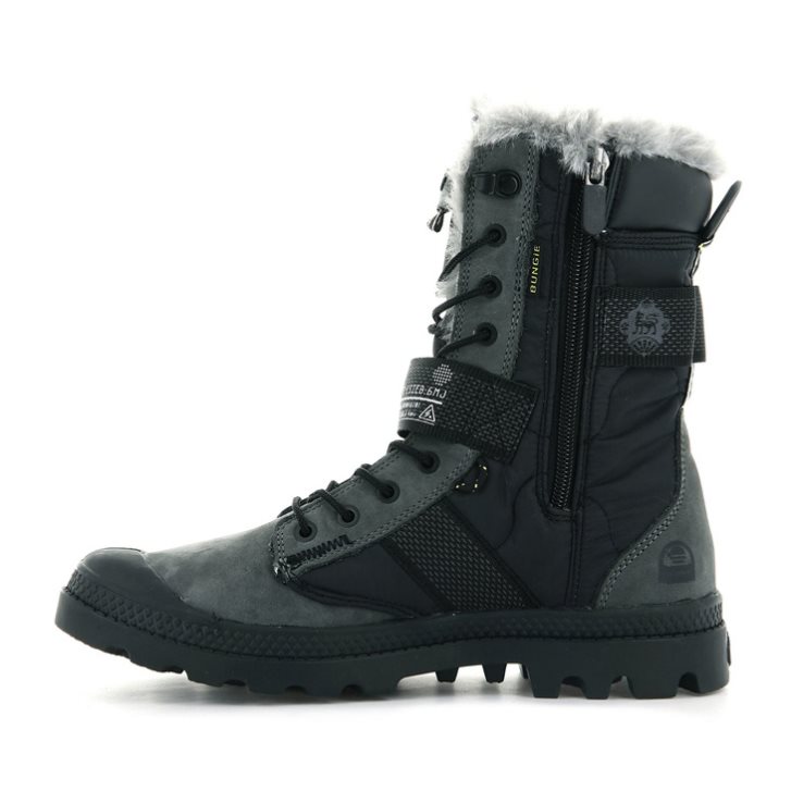 Dámské Boty Palladium Pampa Europa Tactical Černé | CZ LEQ-17H